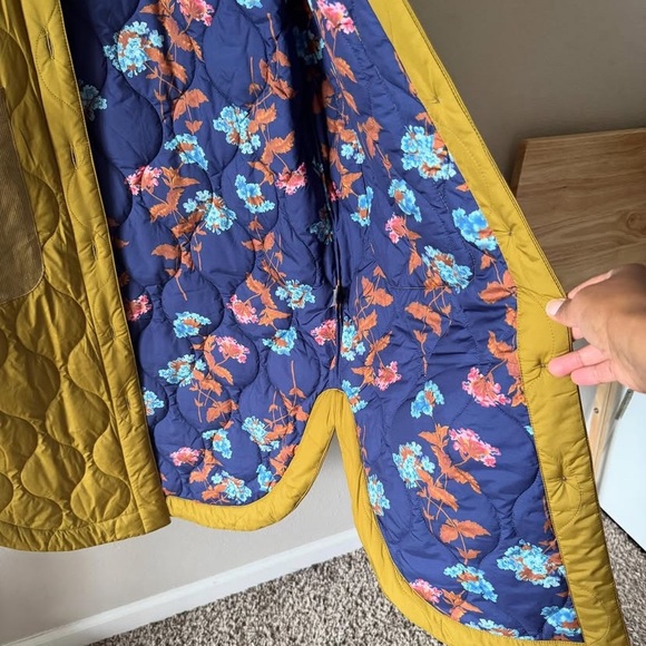 Sundance Hotchkiss Long Quilted Corduroy Jacket/Coat Size PXS - Picture 3 of 4